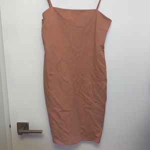 Pink Nude Bodycon Dress